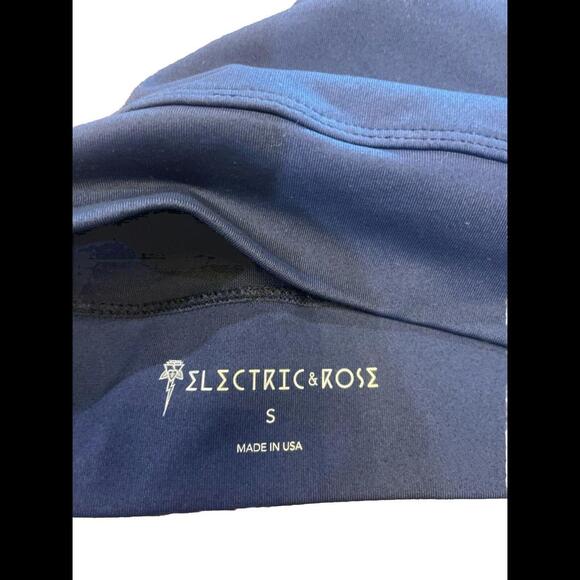 Electric & Rose Bella Bralette Sports Bra Navy Blue  Athletic S NWT - Picture 3 of 4